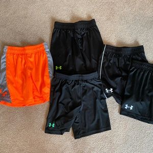5 pairs of Under Amour Toddler Shorts!